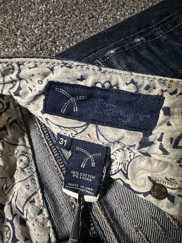 woman’s vintage made in USA tag+ bootcut jeans size 31 - photo 4