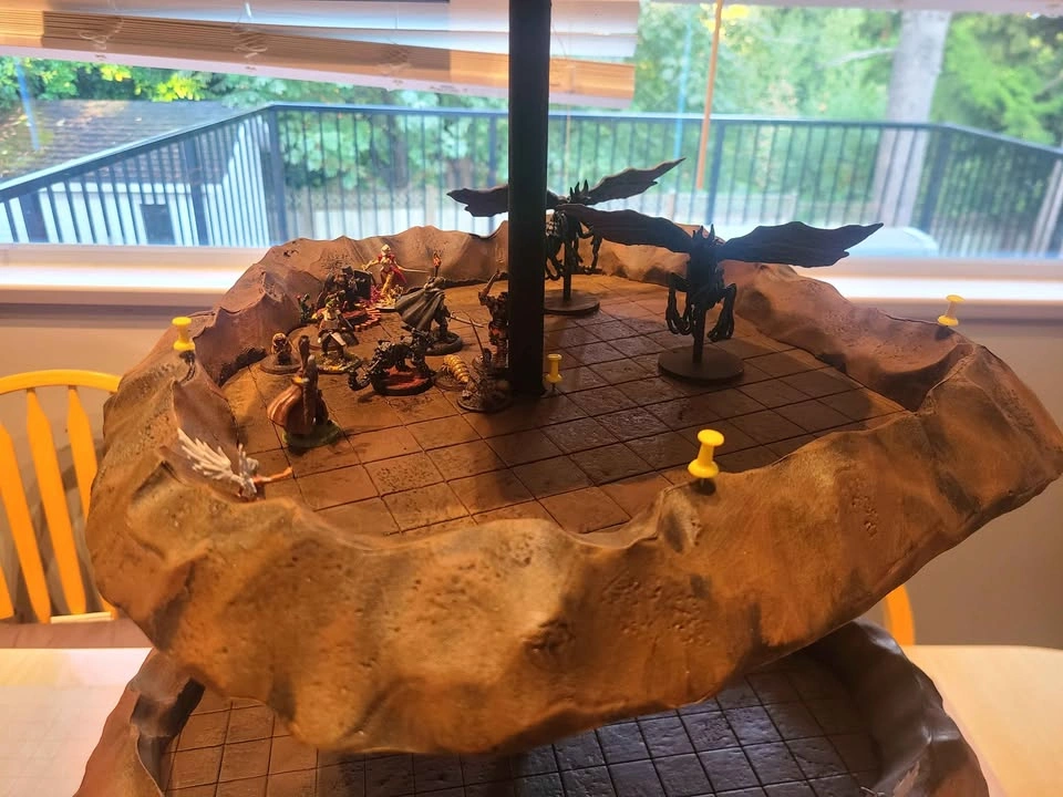 Custom 5-Tier TTRPG Battle Map Terrain Tower - photo 3