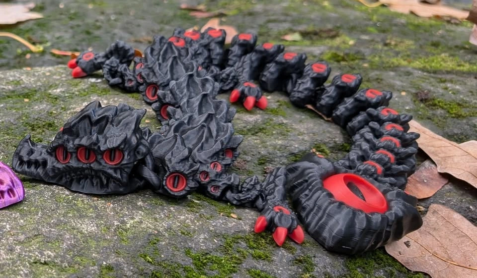 3d Printed Fidget Dragon - photo 2