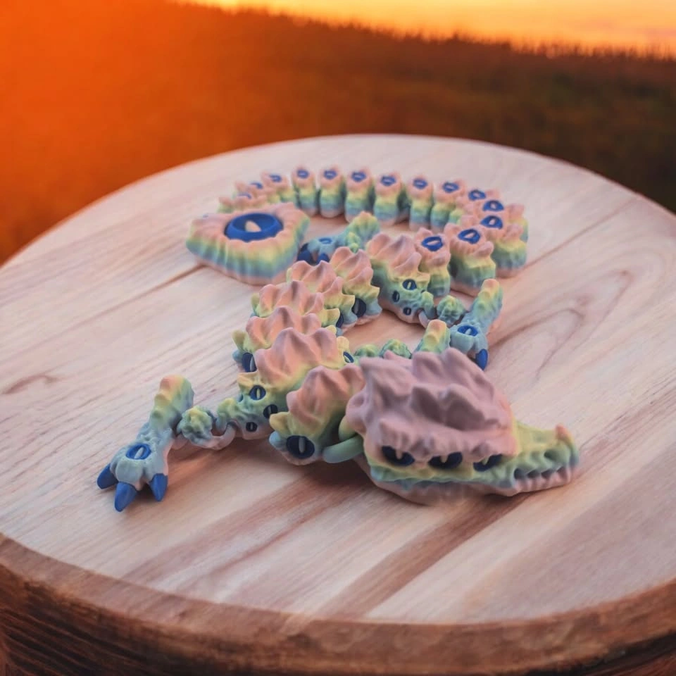 3d Printed Fidget Dragon - photo 5
