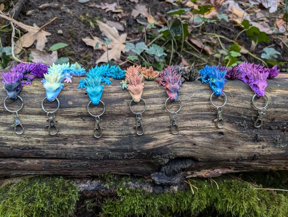 3d printed Dragon keychains - photo 5