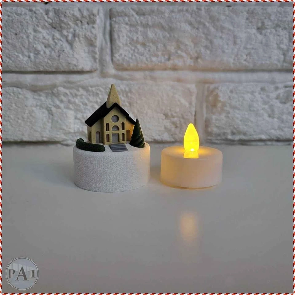 Set of 5 LED Lighted Christmas Village Houses - photo 5
