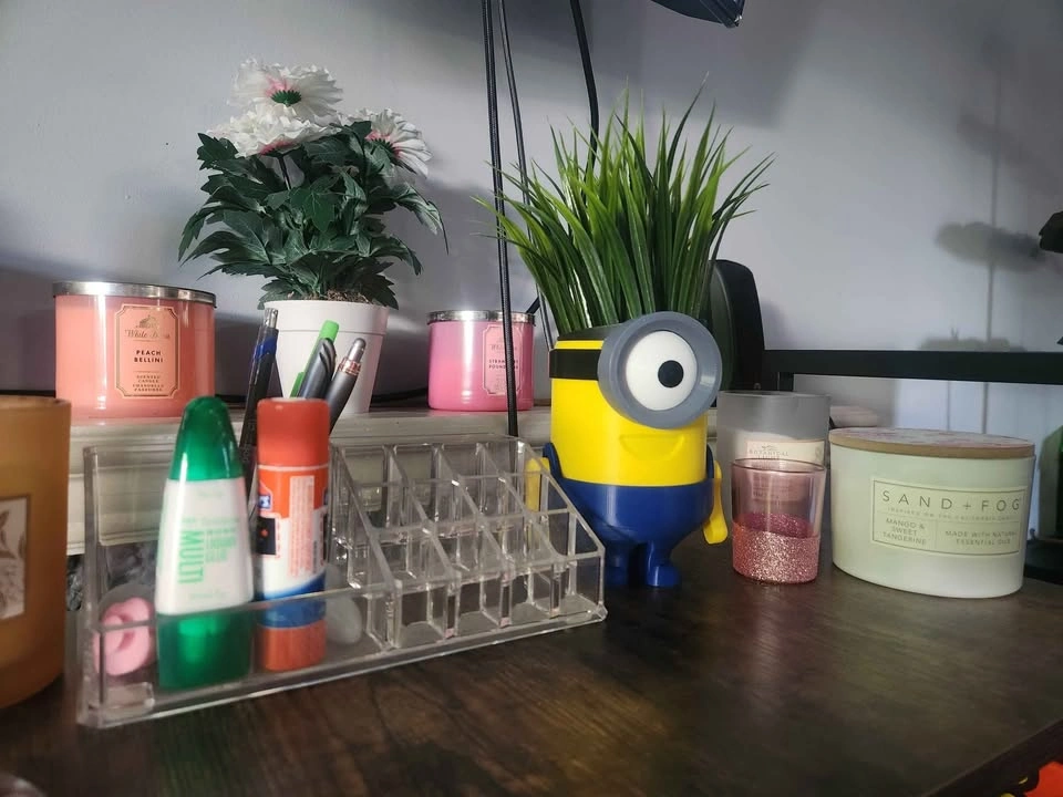 Minion Planter, Toothbrush Holder and Desk Organizer - photo 3