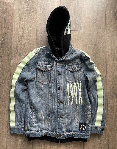 The Weekend XO Hooded Denim Jacket 199X Size M
