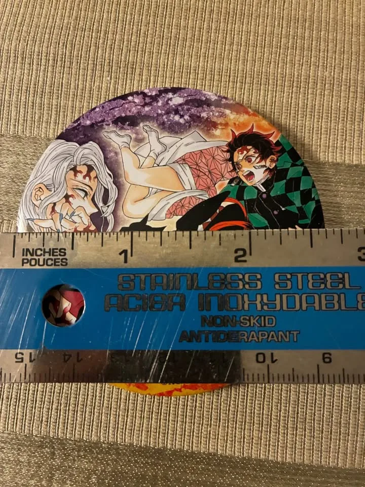 🧡 Demon Slayer - Large can badge/button, DS Group image indicator(3)