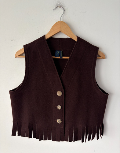 Vintage Romeo Gigli Women's Wool Gilet Vest Size M