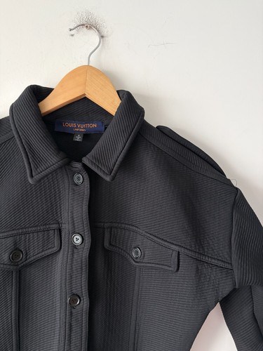 Louis Vuitton Uniform Women's Ribbed Cropped Bomber Jacket Size - photo 3