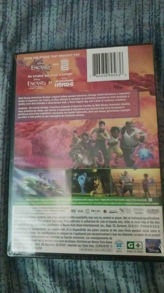 Strange World Disney DVD *NEW*