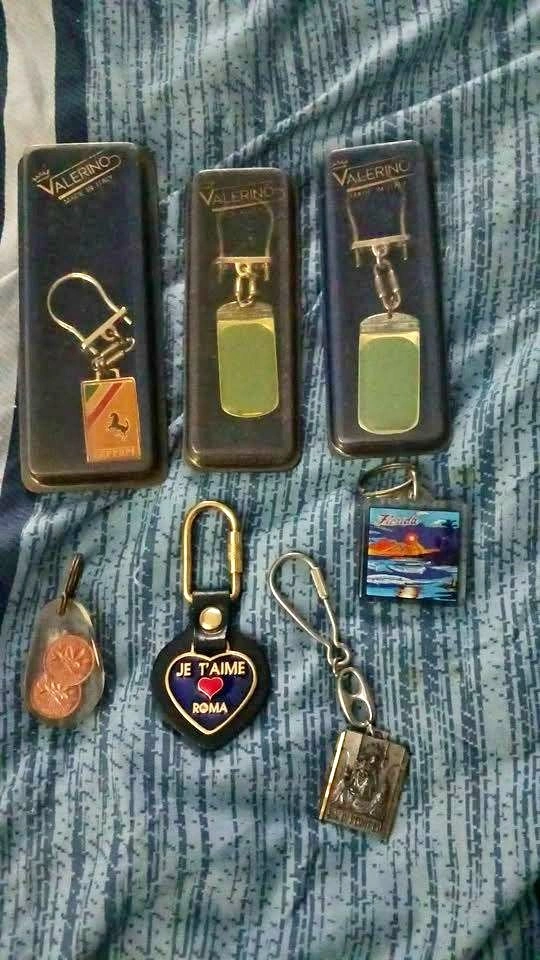 Key chain lot of 7 some antique