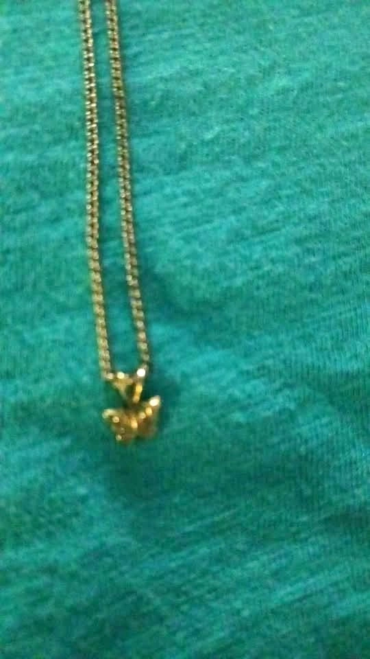 Child's / small sized butterfly on short chain