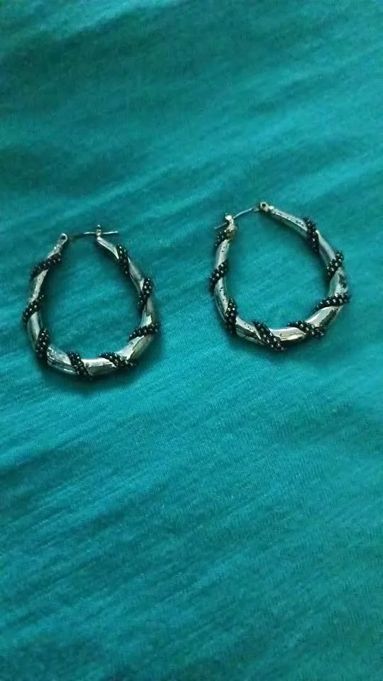 Silver and Pewter coloured Earrings