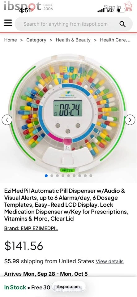 EziMedPil Automatic Pill Dispenser