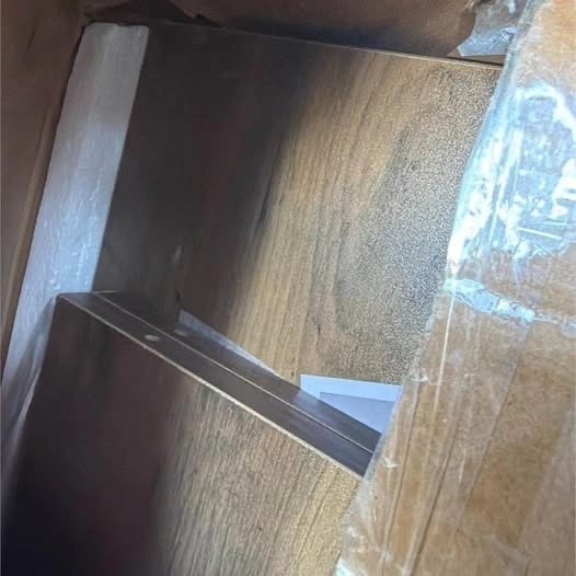New Console Tables for Entryway, White and Rustic Oak, 47 in - photo 4