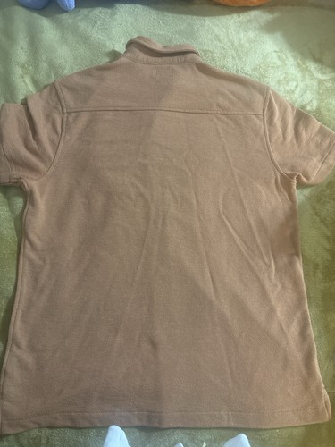 J.Crew Men's Brown Solid Knit Polo Shirt Size L - photo 3