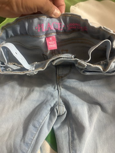 The Children's Place Girls Legging Jeans 6 Blue Light Wash Elast - photo 2