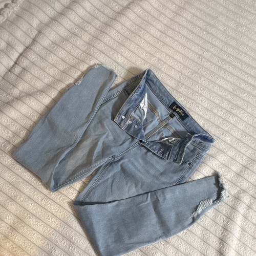 Judy Blue Women’s Skinny Jeans Light Wash Distressed Mid Rise - photo 2