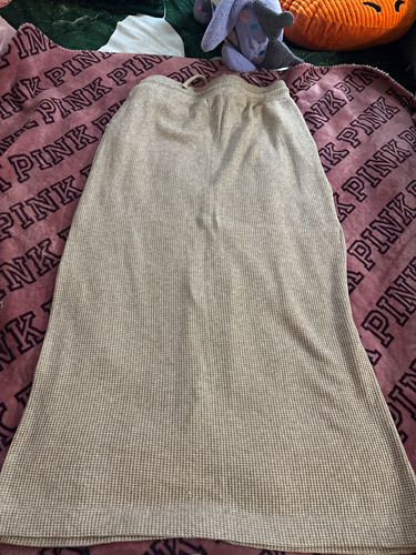 Express Beige Knit Long Skirt Size M