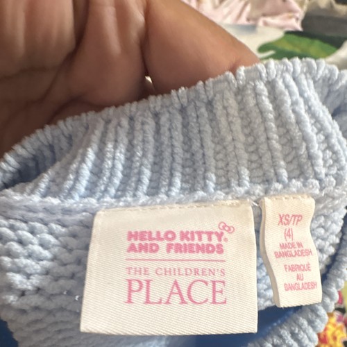 The Children's Place Hello Kitty Light Blue Cotton Pullover Crew - photo 4