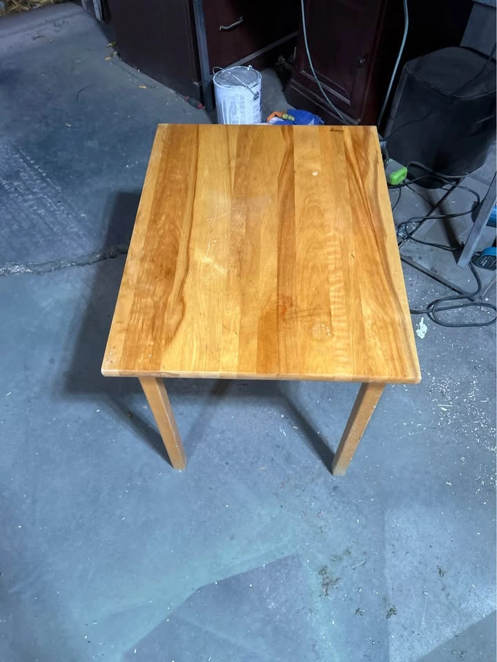 Small coffee table wooden end table - photo 2