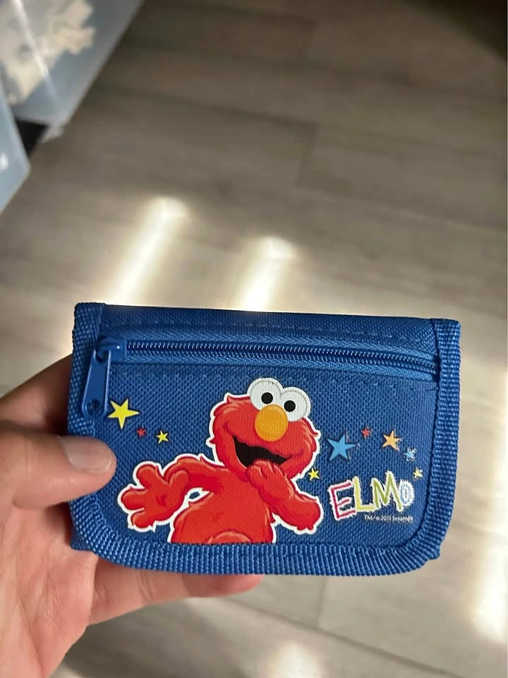 Kids Elmo wallet tri fold. New