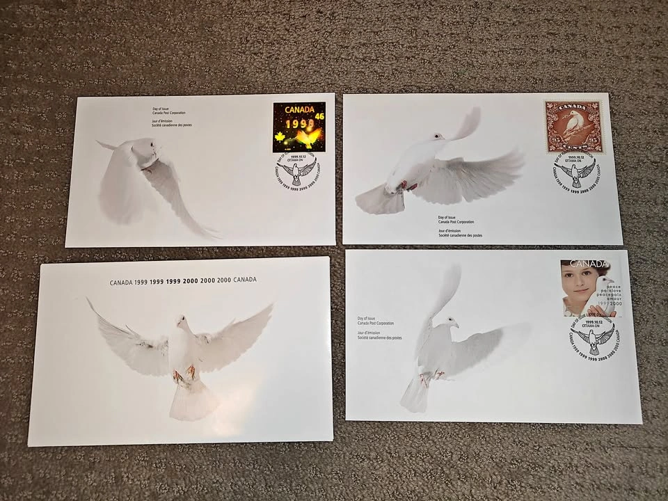 First Day Covers FDC - 1999 Millennium Collection Stamps