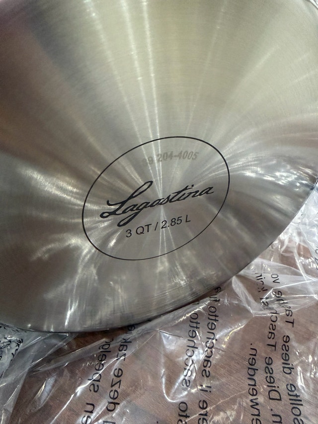 BN Lagostina Forte 3-Ply Clad Stainless Steel Pots 5 pieces - photo 2