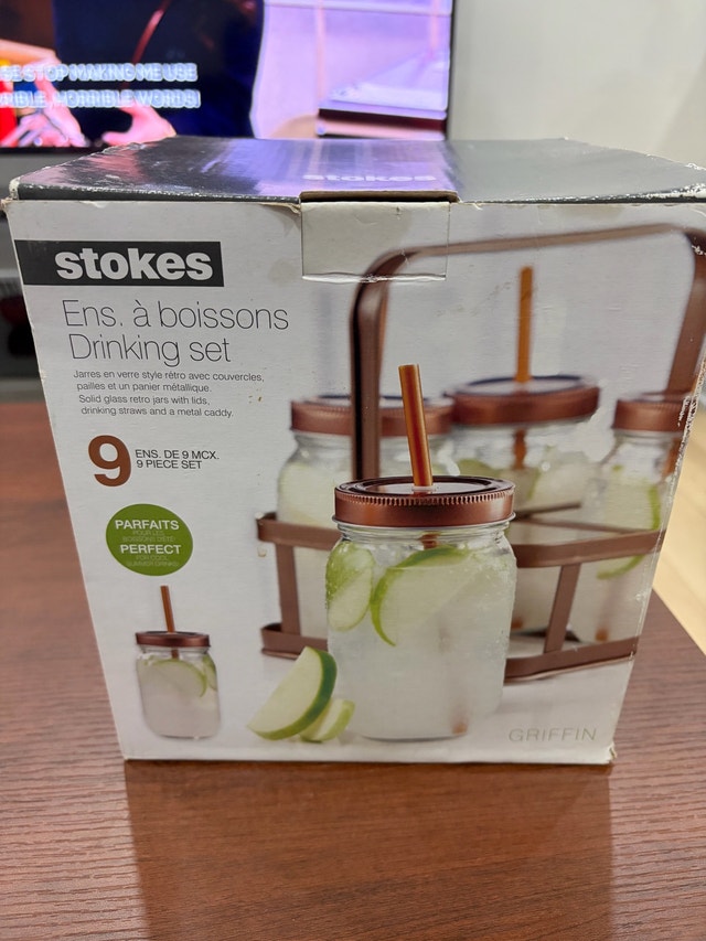 Stokes Griffin Drinking Set