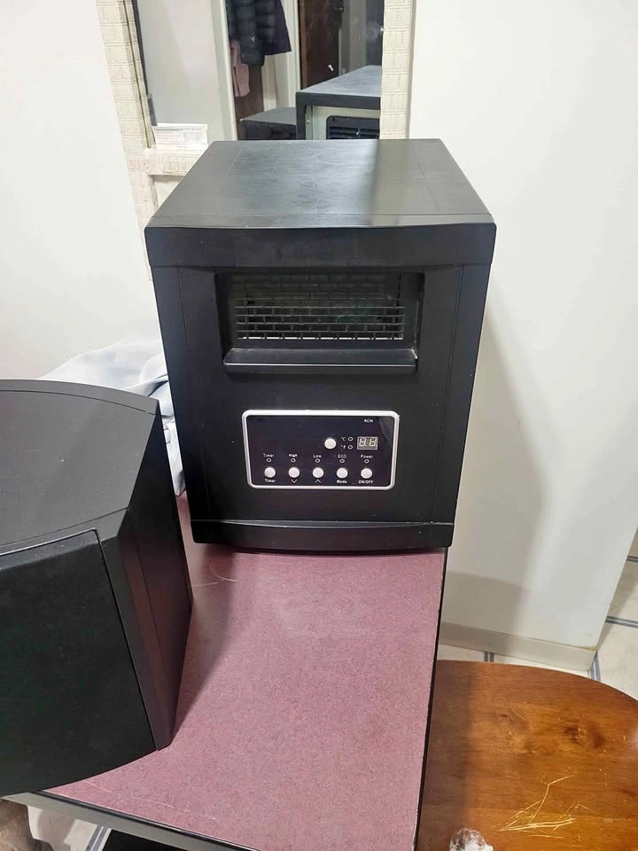 RCIN Infrared Space Heater 1,500W Portable Quartz Heater