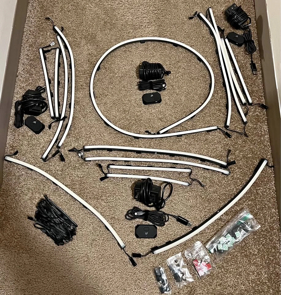 Complete Corsair iCUE Smart Lighting Strip Setup