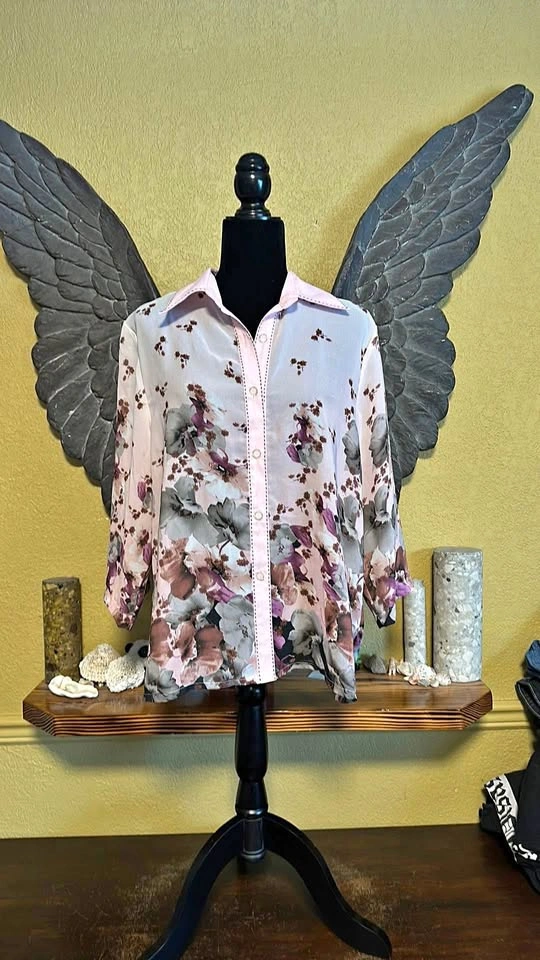 Tung Tai Floral Button Down Shirt