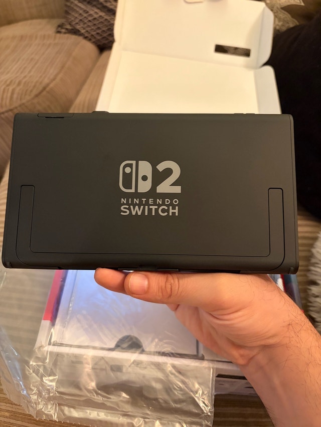 Nintendo Switch 2 with Mario game - photo 3