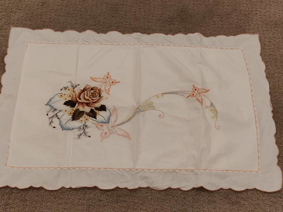 Embroidered Pillow Sham / Cover - 4 Shams - photo 5