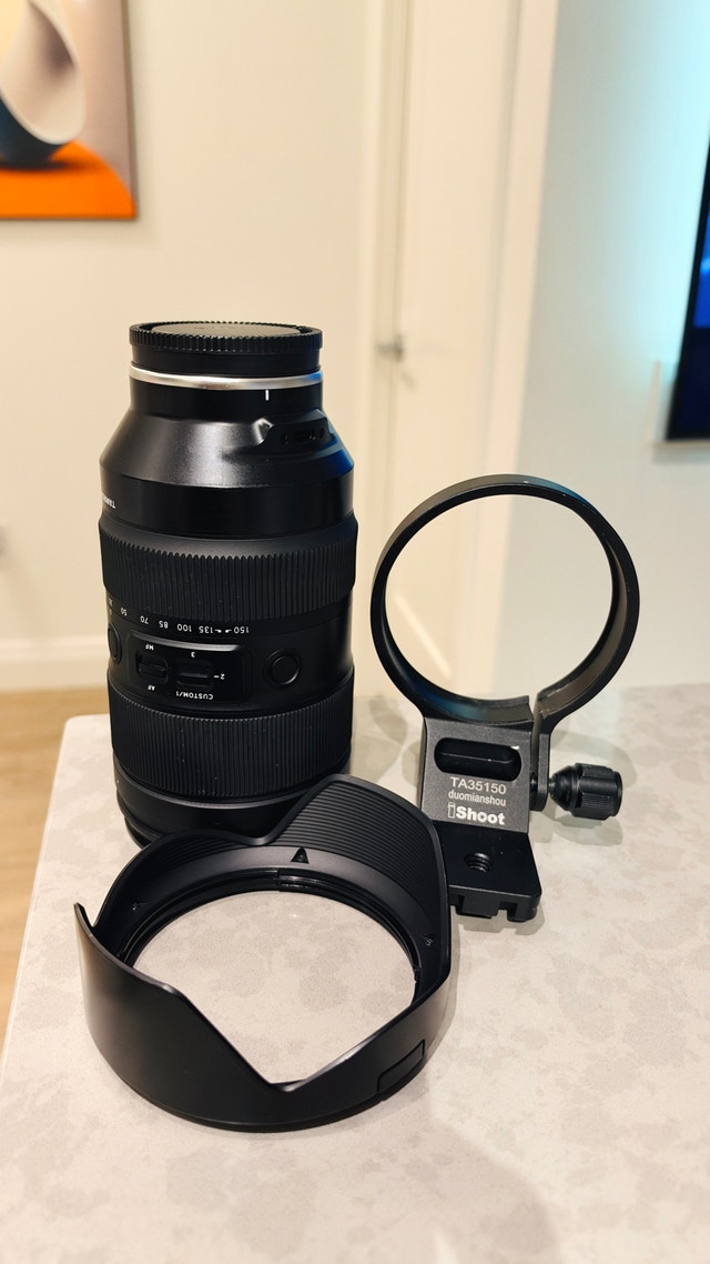 Tamron 35-150mm f/2-2.8 Di III VXD Lens + tripod collar