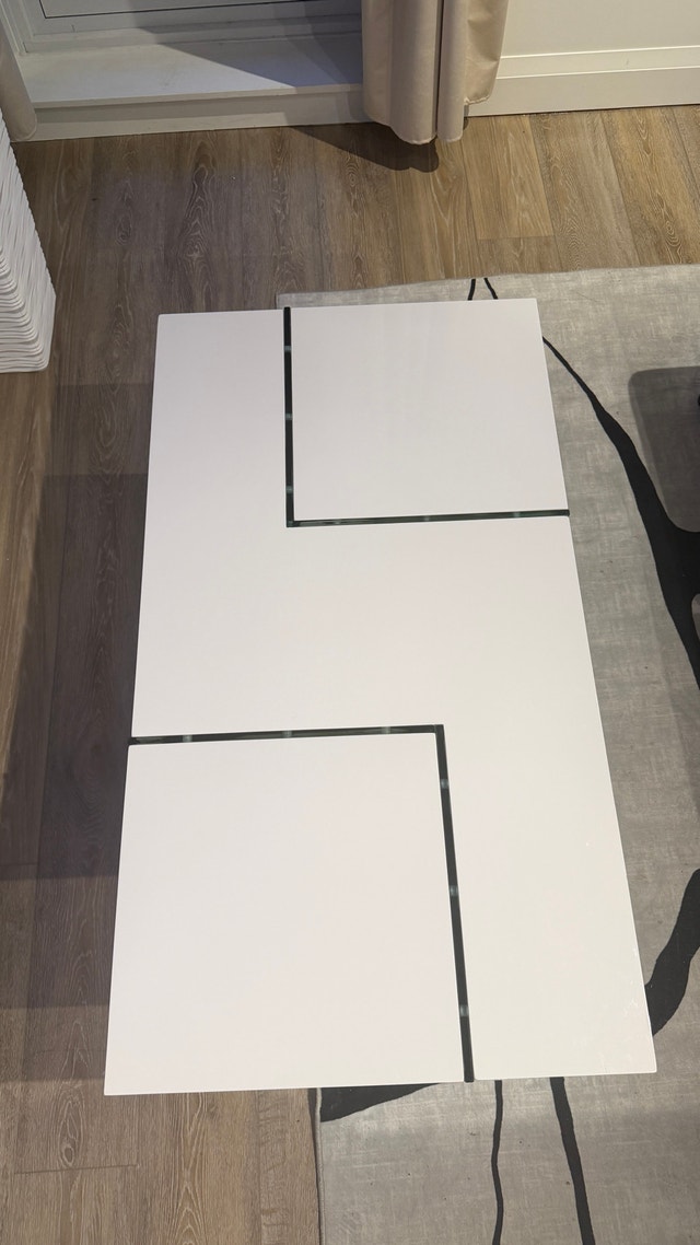 Barely used - Saturn Rectangular Coffee Table
