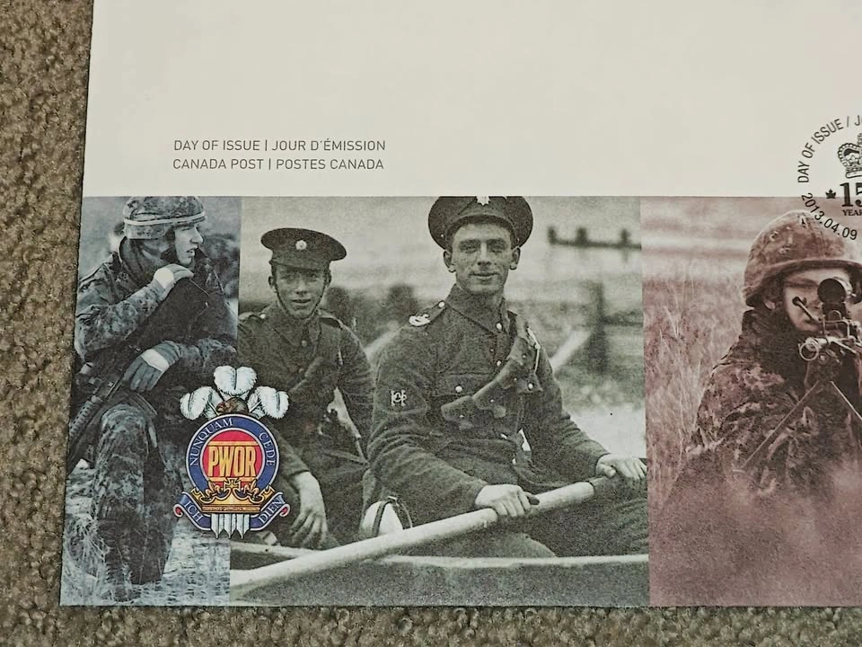 First Day Covers FDC - Princess of Wales' Own Regiment 150th - photo 3