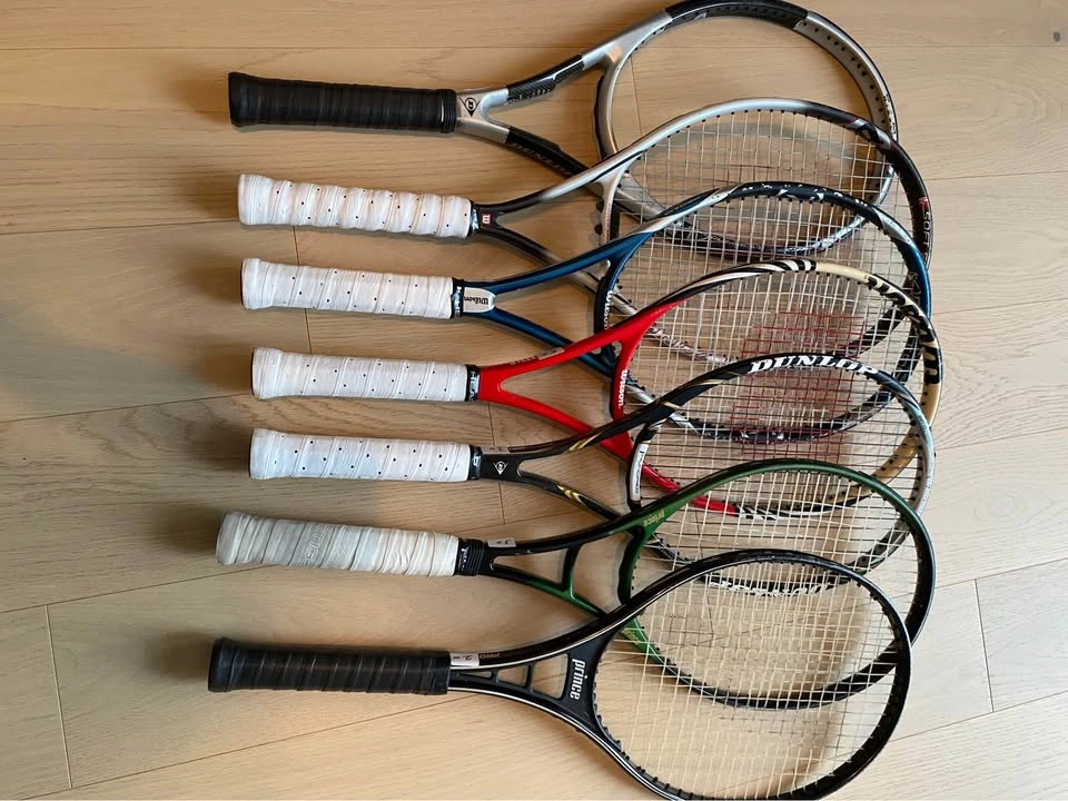 Wilson, Prince, and Dunlop Tennis Racquets - photo 2