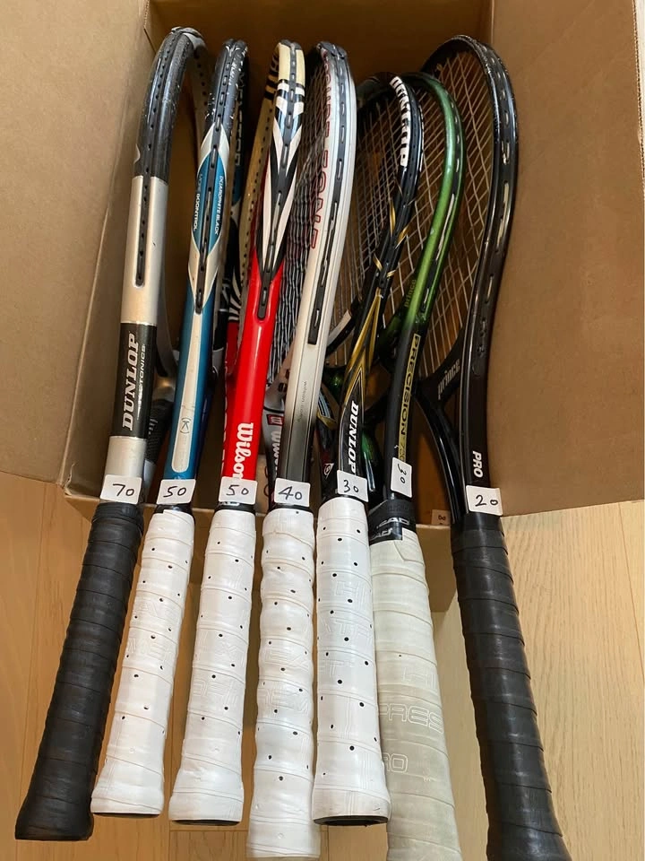 Wilson, Prince, and Dunlop Tennis Racquets - photo 3