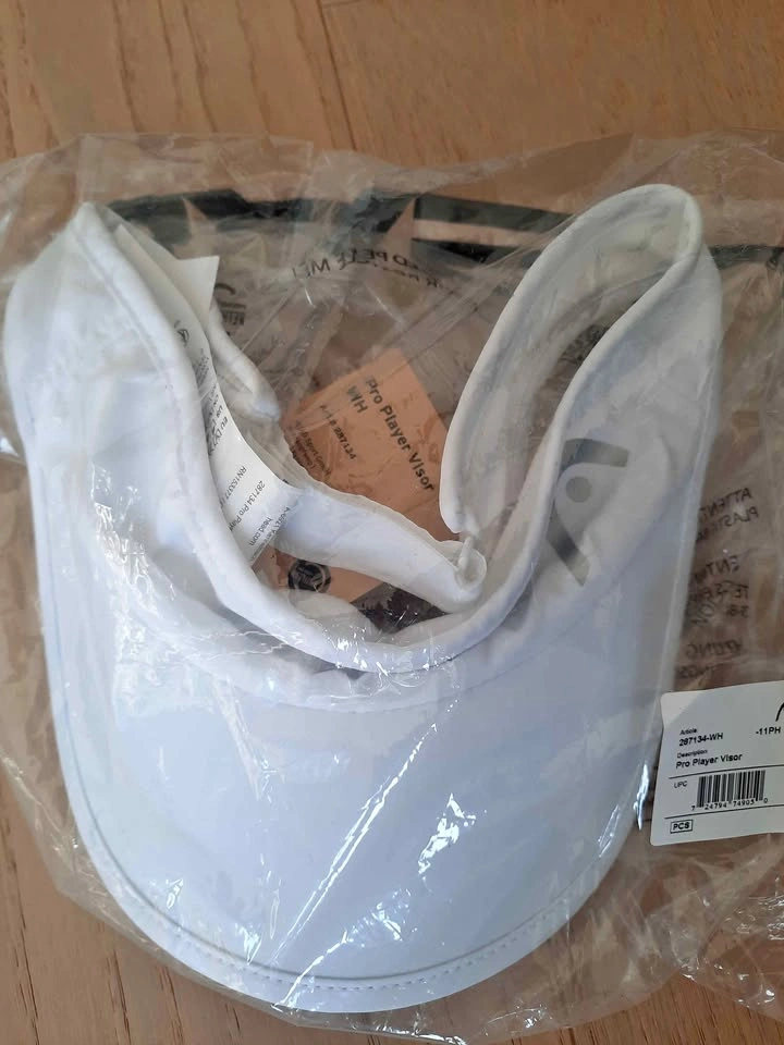 HEAD White Pro Player Visor