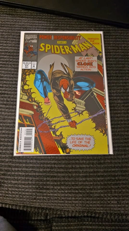 Marvel Spider-Man Comic Book #51 Foil