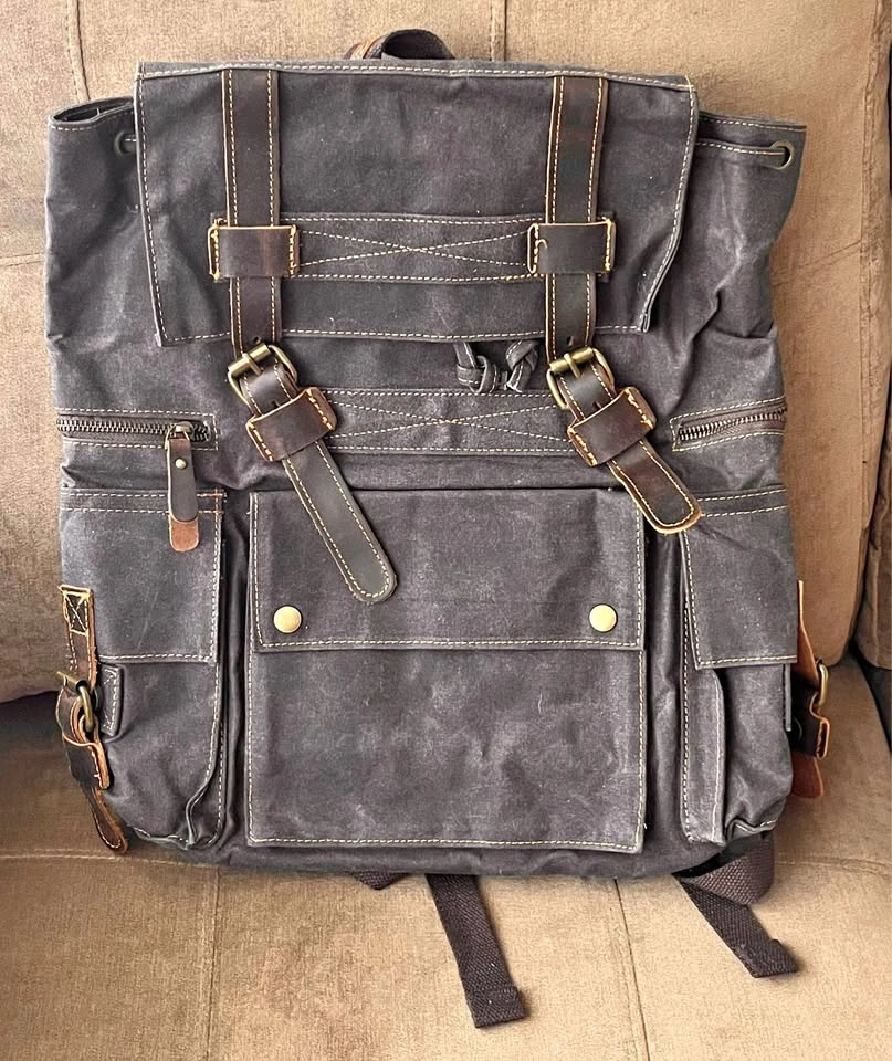 Brand New Durable Canvas Backpack