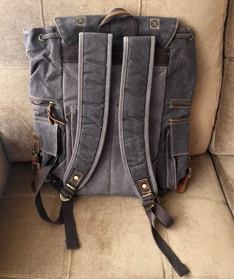 Brand New Durable Canvas Backpack - photo 2