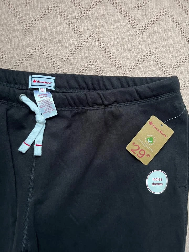 XXL Brand New Cotton Black Sweatpants - photo 2