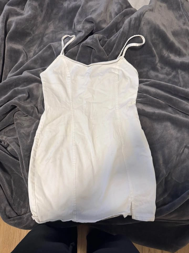 White denim dress - photo 3