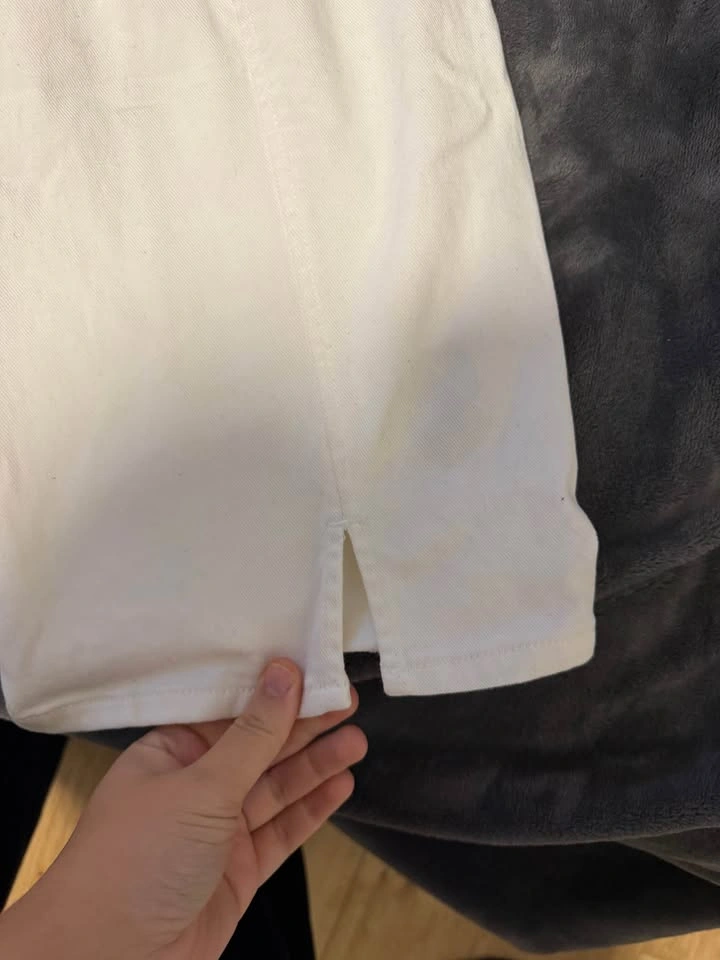 White denim dress - photo 4