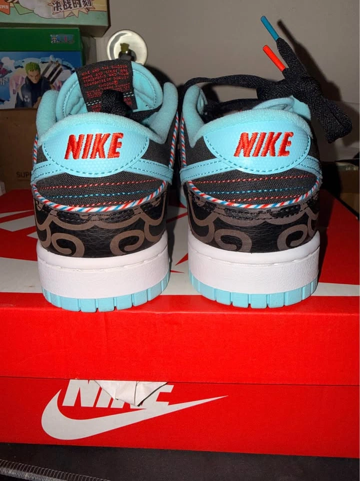 Barber shop Dunks size 6.5 - photo 5
