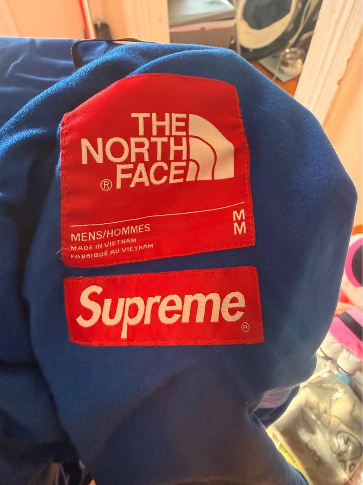 Supreme The North Face Jacket Blue Studded Pattern Size M - photo 4