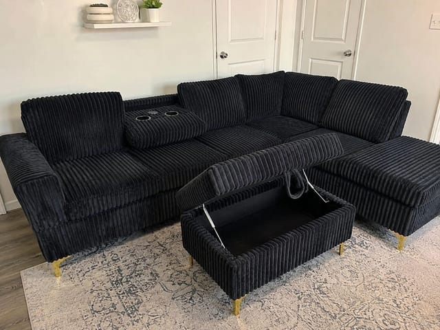 Sectional Sofa Large Reversible Chaise - photo 4