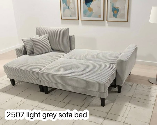 Upgrade Your Space Beautiful Sectional Sofa Bed Modern Couch - photo 2