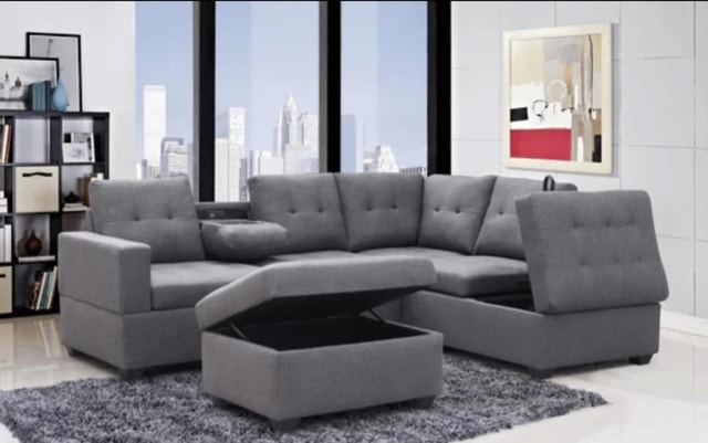 High-Quality Sectional Sofa Bed Storage Set – Affordable Price - photo 5