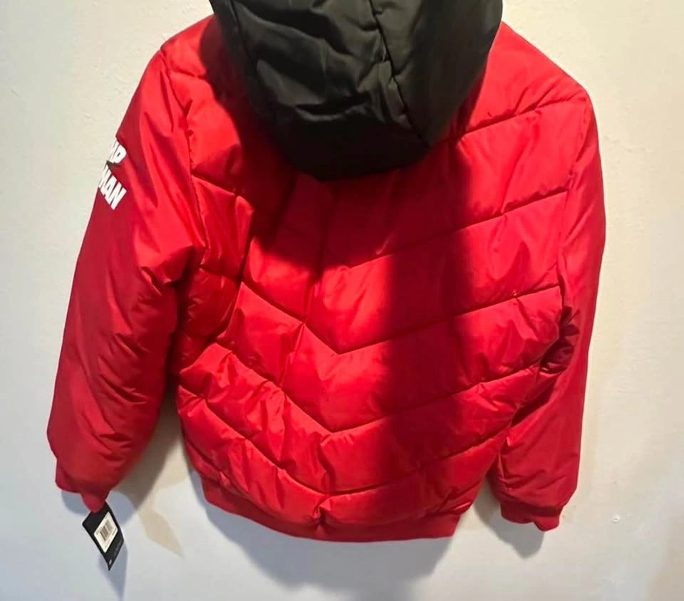Red Jordan puffer jacket brand new with tags - photo 2